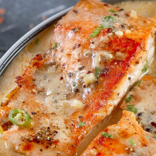 Creamy Coconut Salmon