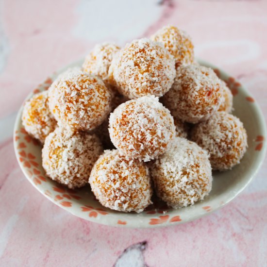 Apricot Coconut Bliss Balls