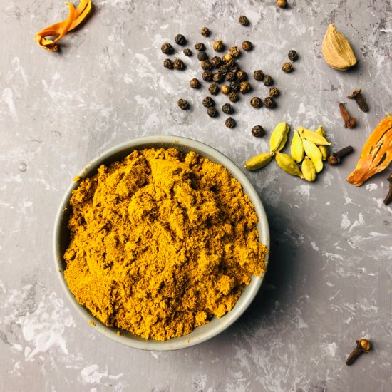 Homemade garam masala