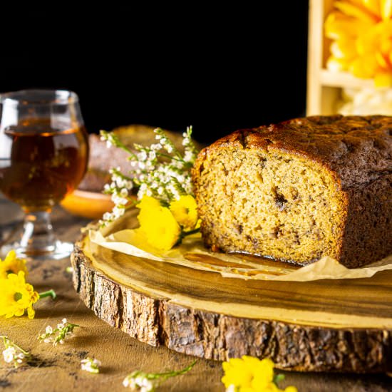 Maple-Bourbon Banana Bread