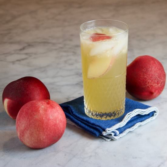 Nectarine & Honey Cocktail