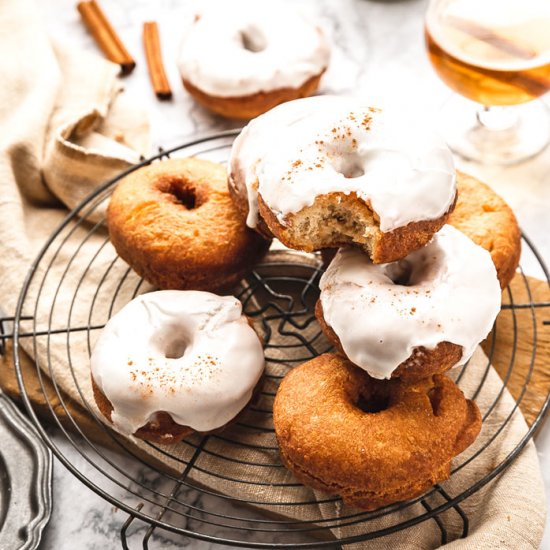 Pumpkin Cider Doughnuts