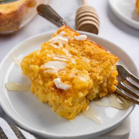 Honey Cornbread Casserole