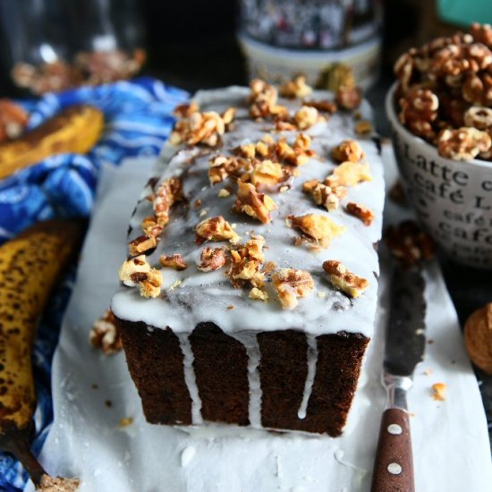 Roquefort Walnut Banana Cake