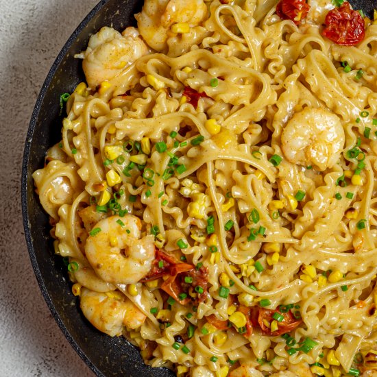 Brown Butter Prawn Pasta