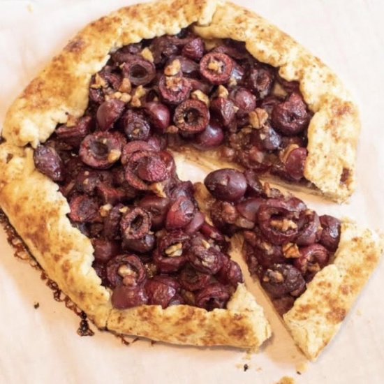 Cherry Pecan Galette