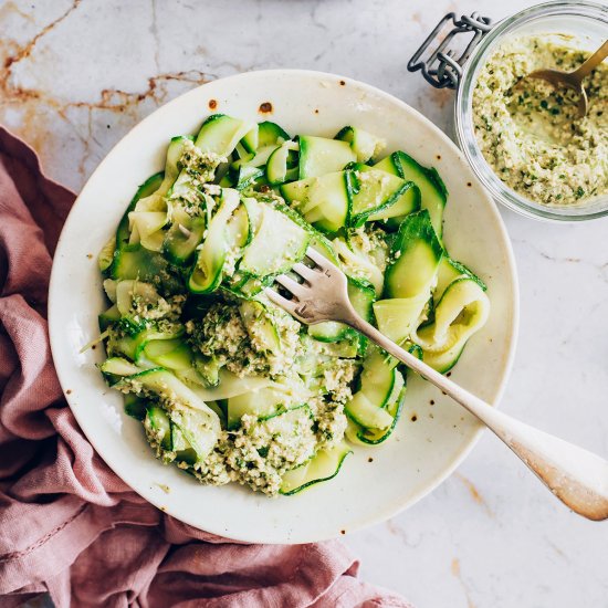 zucchini fettuccine