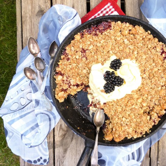 Blackberry and Apple Oat Crunch