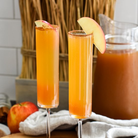 Apple Cider Mimosas