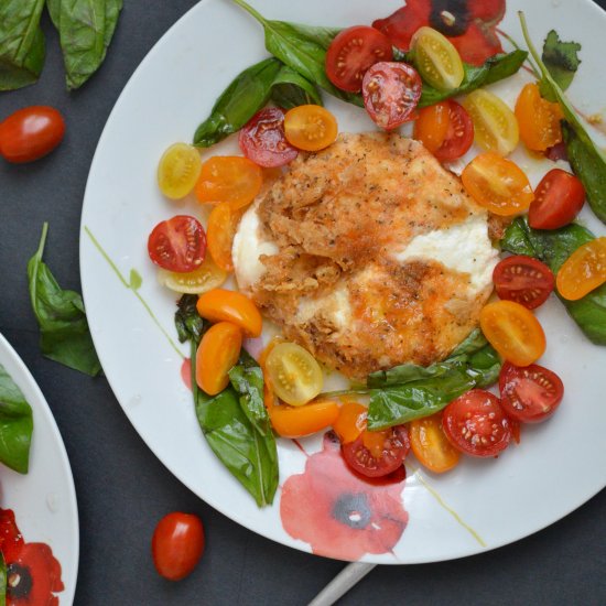 Deep-fried Burrata Salad