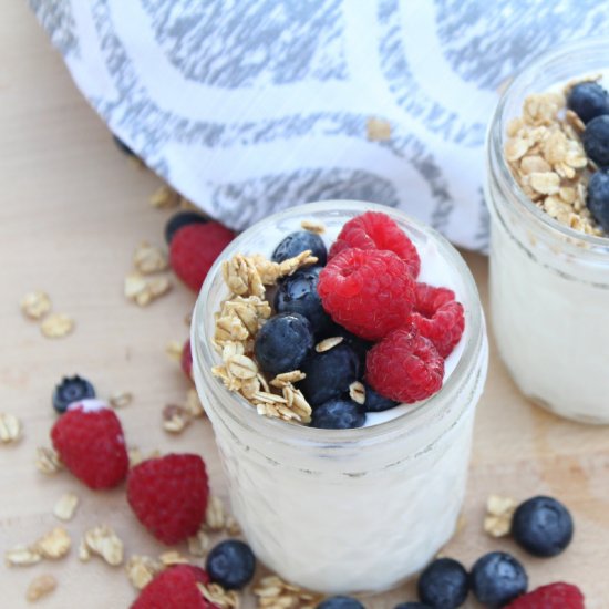 Homemade Vanilla Yogurt