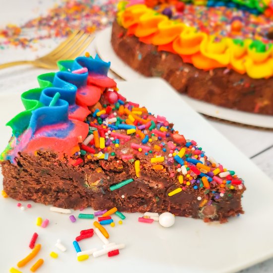 Chocolate Sugar Cookie Cake