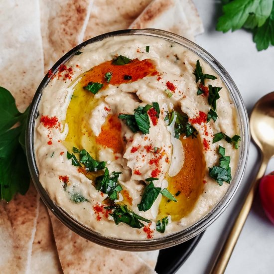 Smoky Baba Ganoush Dip (No Grill)