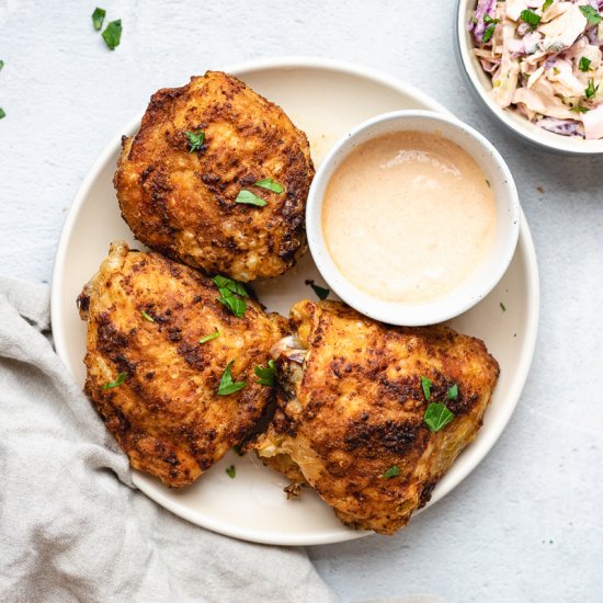 Chipotle air fryer chicken thighs