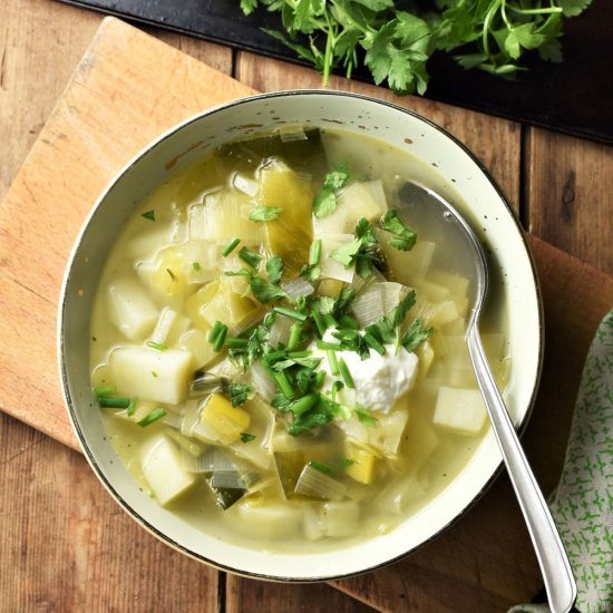 Chunky Leek and Potato Soup