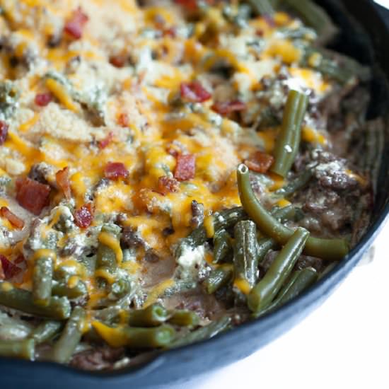 Keto Ground Beef Casserole