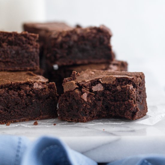 Chewy Fudgy Homemade Brownies