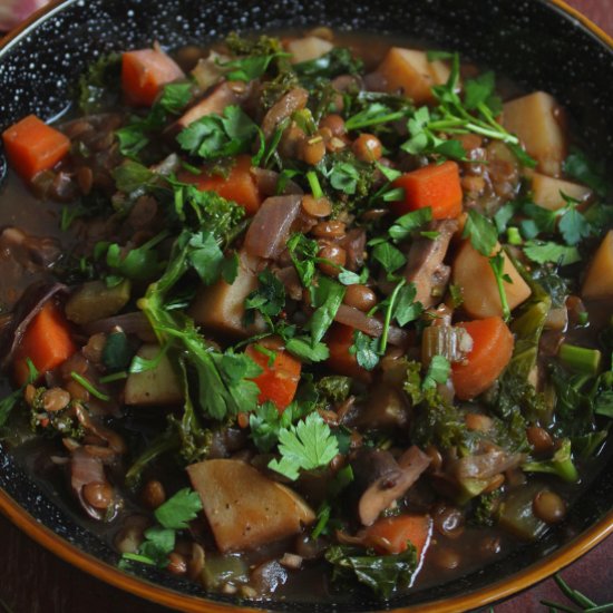 Hearty Vegan Stew (One-Pot Recipe)