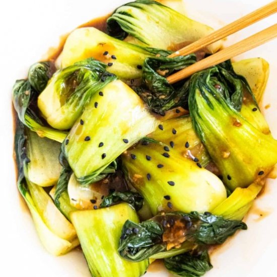 Quick Baby Bok Choy Stir Fry