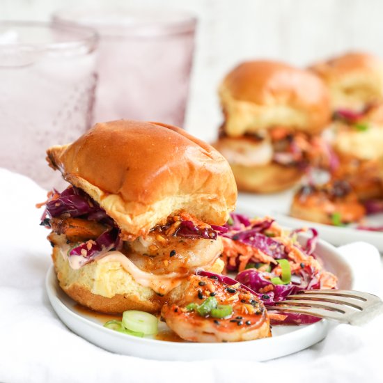 Grilled Asian Shrimp Sliders