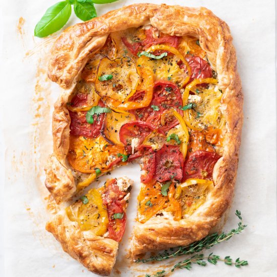 Tomato & Feta Galette