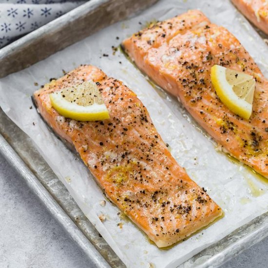 Slow Roasted Salmon