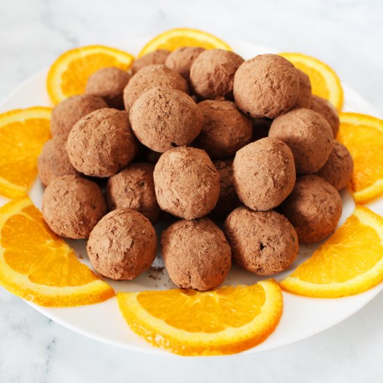 Chocolate Orange Bliss Balls