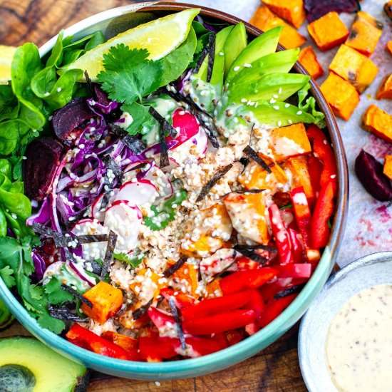 Rainbow Salad Power Bowl