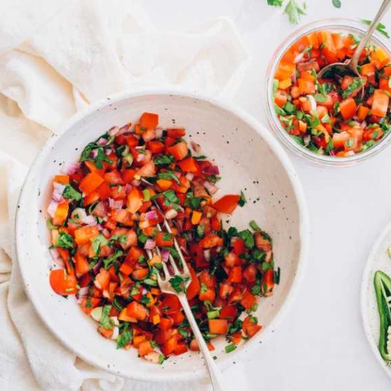 Sugar-Free Fresh Tomato Salsa