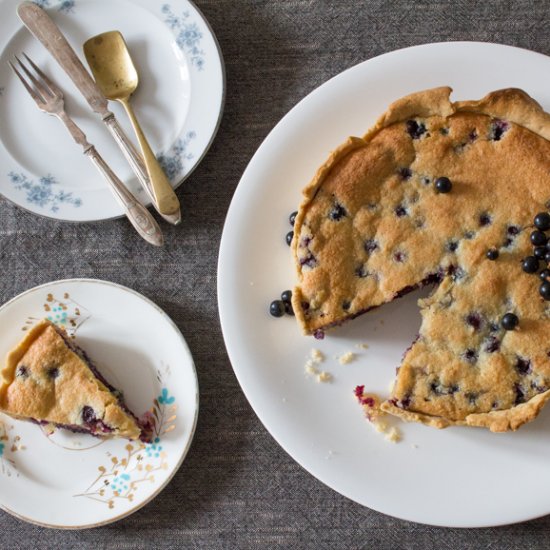 Blackcurrant Frangipane Tart