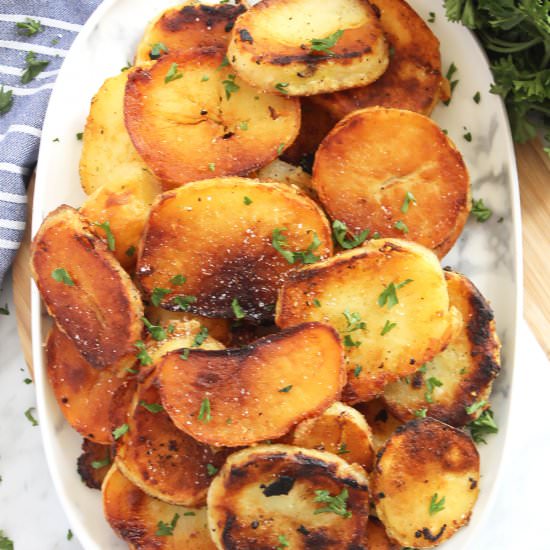 Crispy Fried Potato Slices