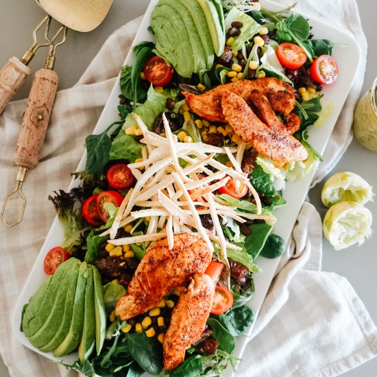 Santa Fe Salad with Cajun Chicken