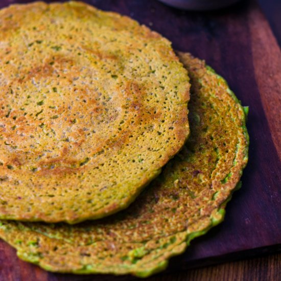 Matar Cheela | Peas Savoury Pancake