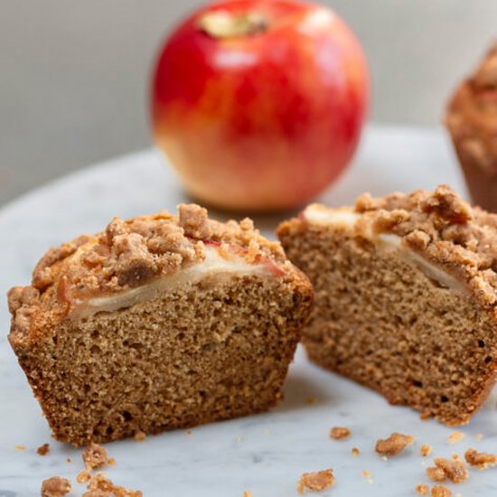 Apple Crumb Cakes with Cardamom