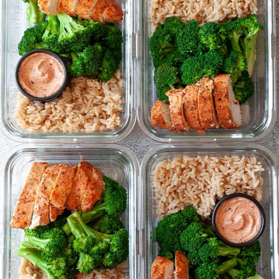 Chicken and Rice Meal Prep