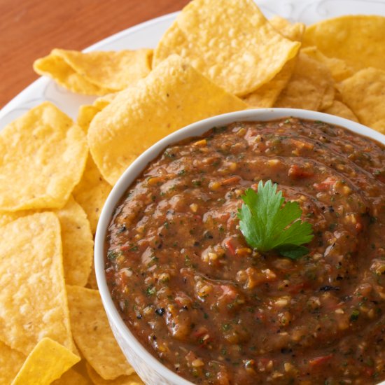 Fire-Roasted Cherry Tomato Salsa