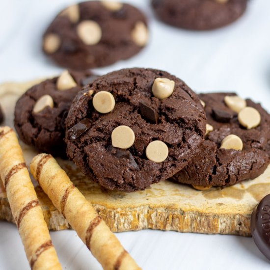 Salted Caramel Chocolate Cookies