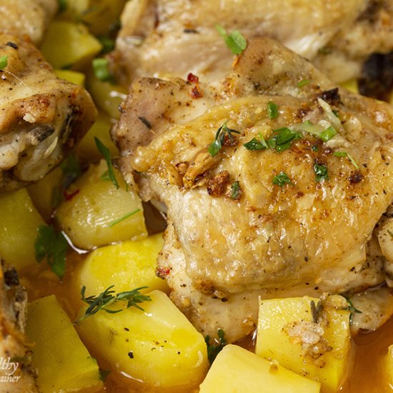 One Pan Chicken And Potatoes