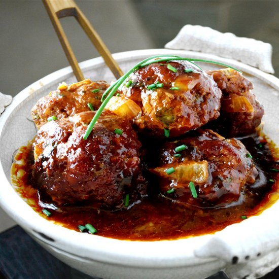 Sweet & Sour Orange Meatballs