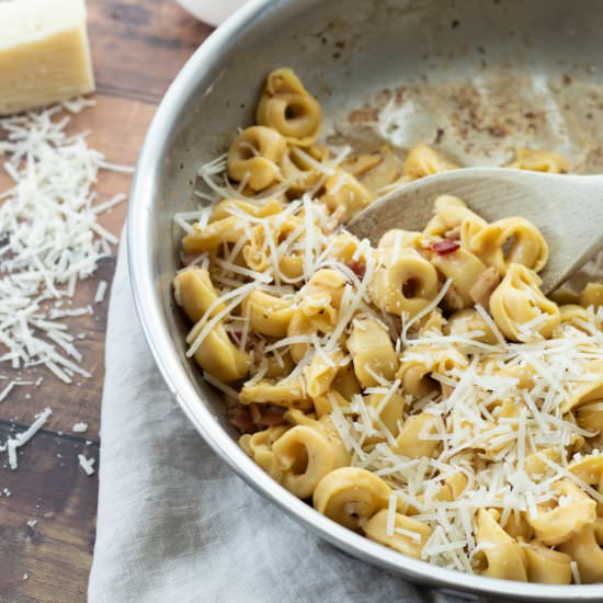 15-minute Tortellini Carbonara