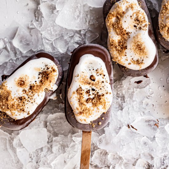 Vegan S’mores Fudgesicles