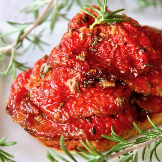 Tomato Confit with Rosemary