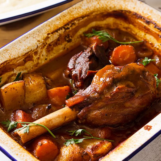 Fall Off The Bone Lamb Shank