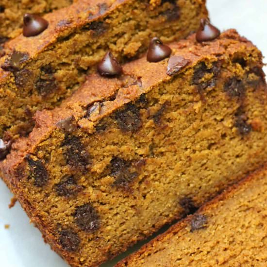 Almond Flour Pumpkin Bread