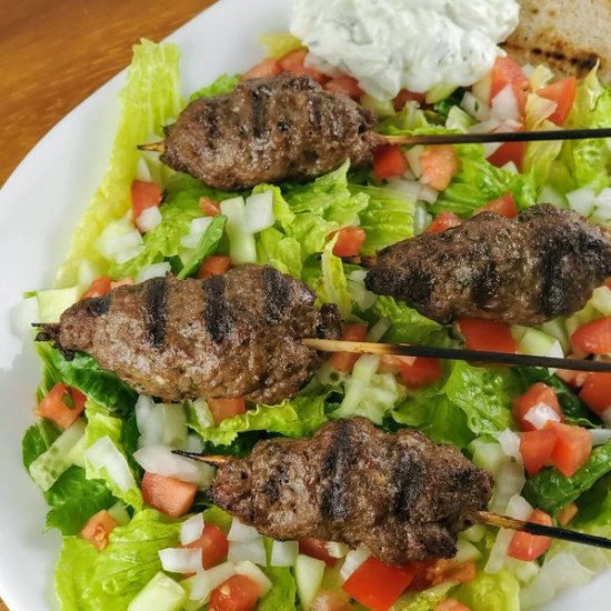 beef kofta kebobs