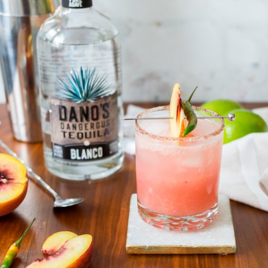 Thai Chili Peach Margarita