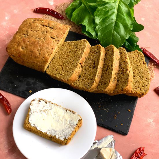 Spinach Sourdough Discard Bread