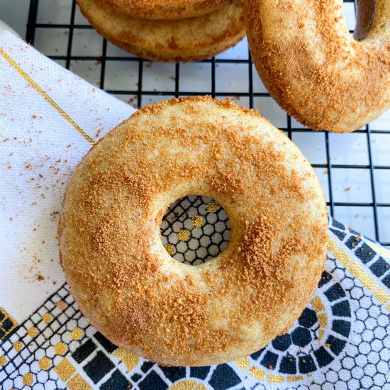 Baked Cinnamon Sugar Doughnuts