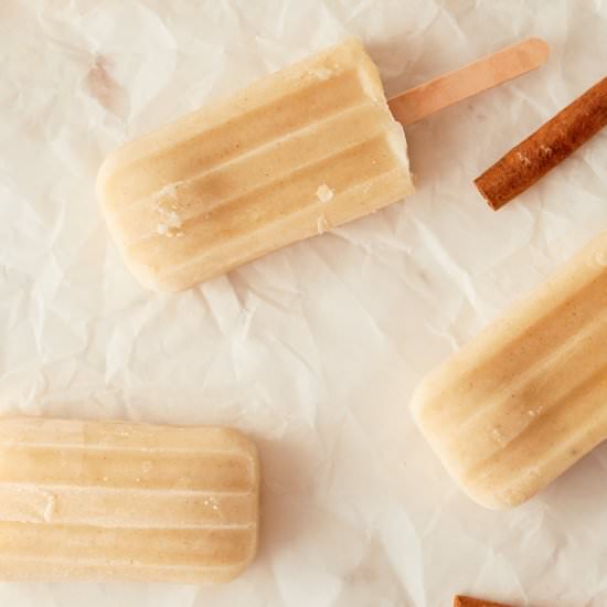 Eggnog Popsicle