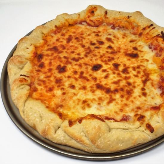 Three Cheese Stuffed Crust Pizza